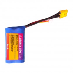 2s 2500 mah  12 c  lityum iyon batarya-pil