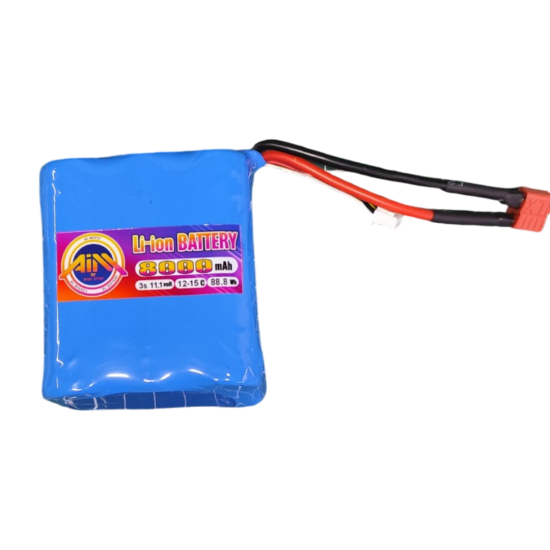 3s 8000 mah  12 c  lityum iyon batarya-pil